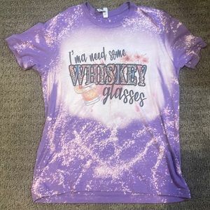 Bleached sublimation tee